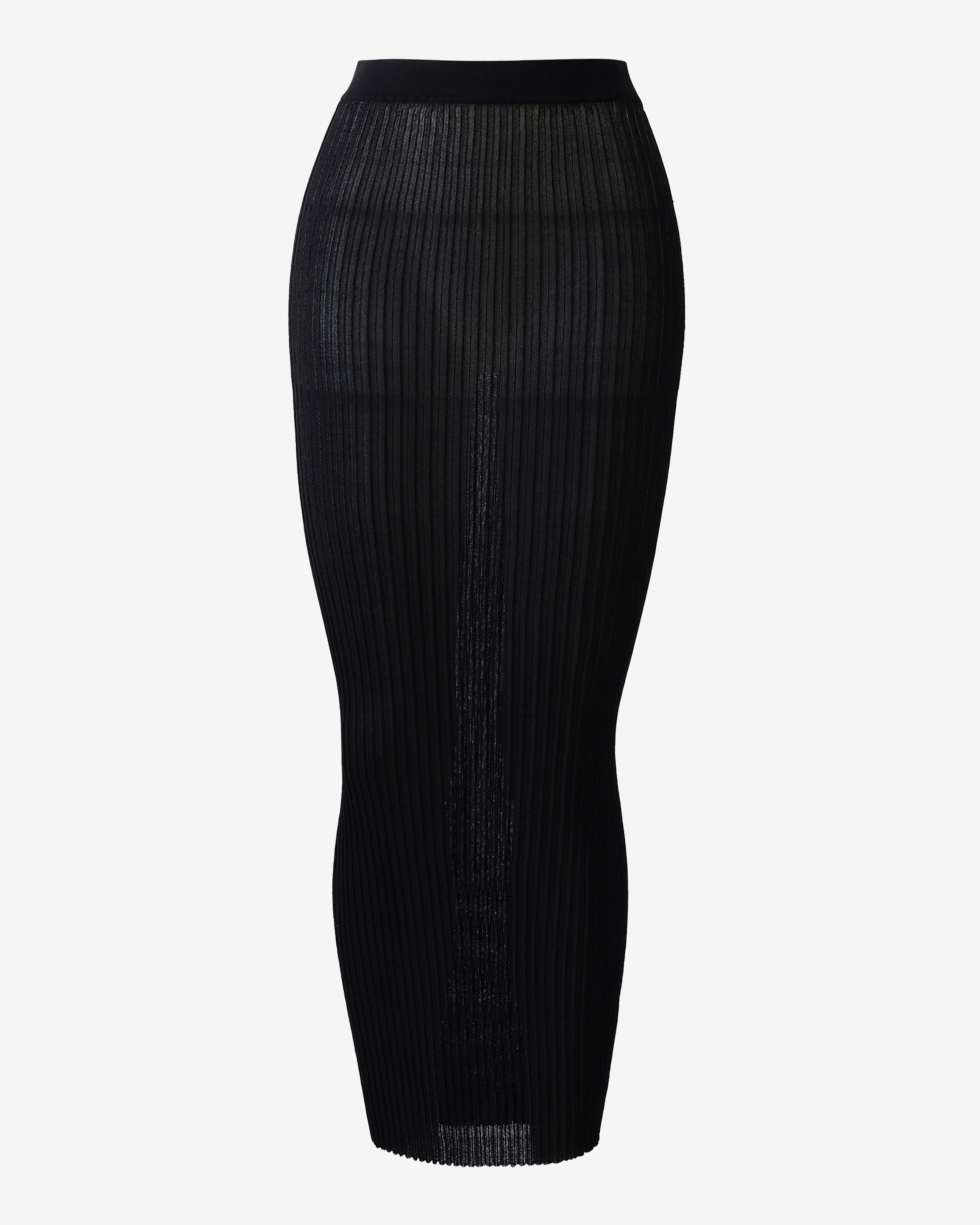 Black and hotsell white ribbed skirt